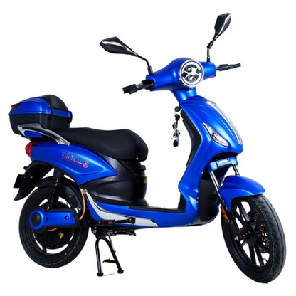 CityAll S Motorino Elettrico 1000W Blu Lucido – Scooter Elettrico 60V 20Ah Omologabile, Targabile con Bluetooth e NFC