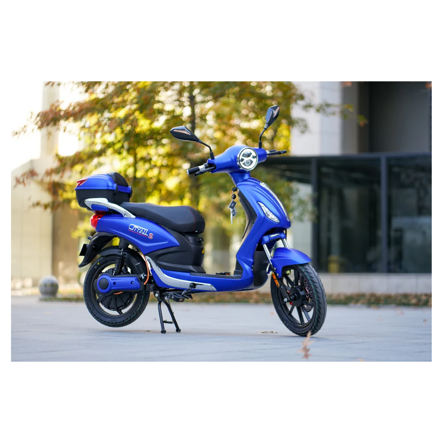 CityAll S Motorino Elettrico 1000W Blu Lucido – Scooter Elettrico 60V 20Ah Omologabile, Targabile con Bluetooth e NFC