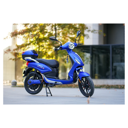 CityAll S Motorino Elettrico 1000W Blu Lucido – Scooter Elettrico 60V 20Ah Omologabile, Targabile con Bluetooth e NFC