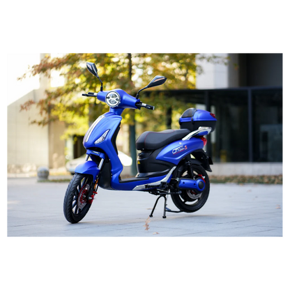 CityAll S Motorino Elettrico 1000W Blu Lucido – Scooter Elettrico 60V 20Ah Omologabile, Targabile con Bluetooth e NFC
