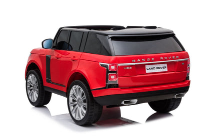 Macchina Elettrica per Bambini Range Rover 2 Posti Extralarge Ufficiale con Sedili in Pelle TV TOUCH Bluetooth e Radio (Gigante)