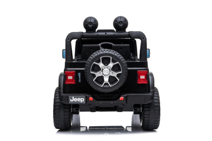 Macchina Elettrica per Bambini 12V Jeep Rubicon 2 Posti e TV Touch Screen