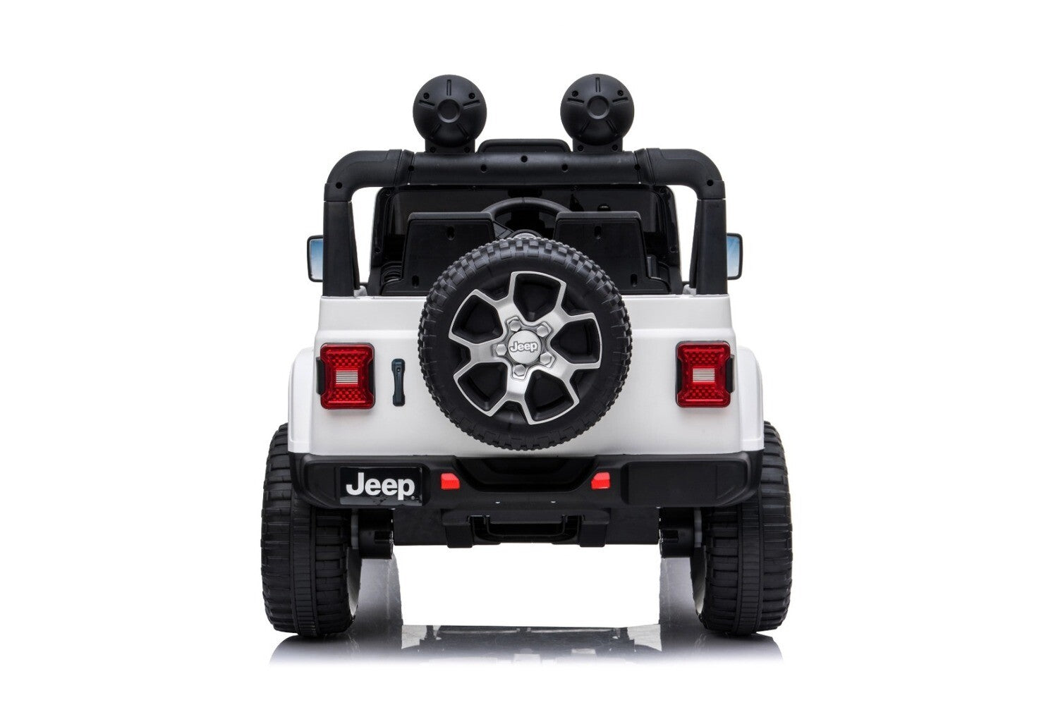 Macchina Elettrica per Bambini 12V Jeep Rubicon 2 Posti e TV Touch Screen