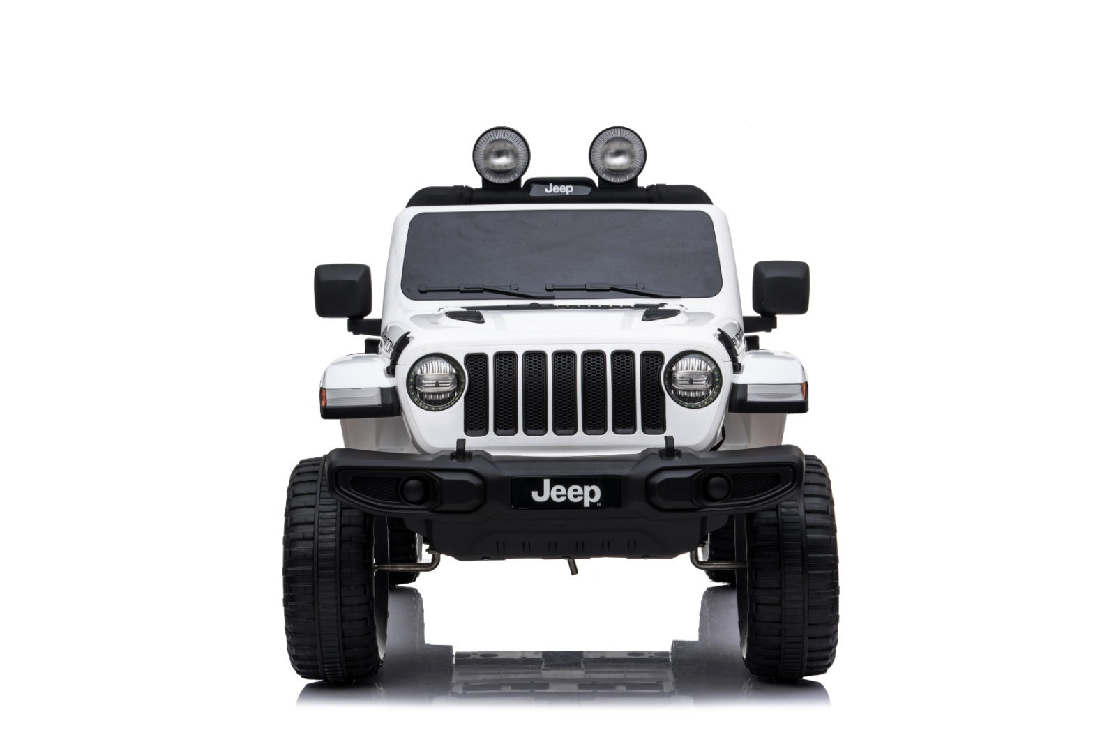 Macchina Elettrica per Bambini 12V Jeep Rubicon 2 Posti e TV Touch Screen