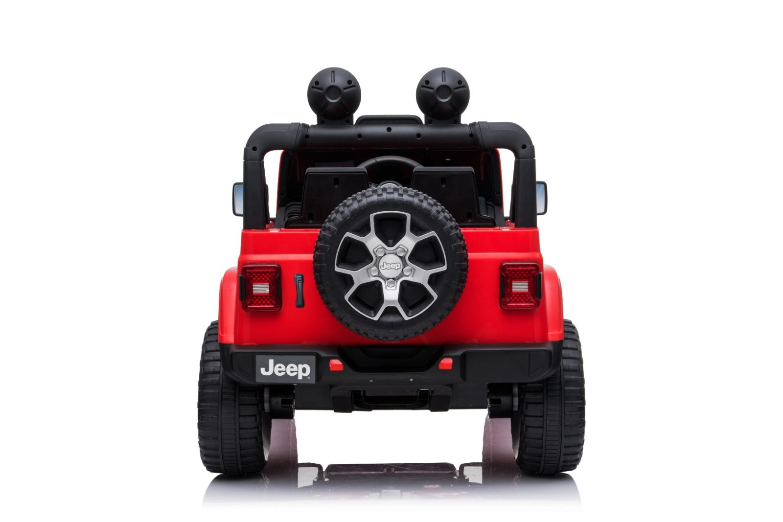 Macchina Elettrica per Bambini 12V Jeep Rubicon 2 Posti e TV Touch Screen