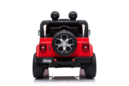 Macchina Elettrica per Bambini 12V Jeep Rubicon 2 Posti e TV Touch Screen