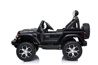 Macchina Elettrica per Bambini 12V Jeep Rubicon 2 Posti e TV Touch Screen