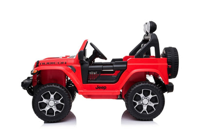 Macchina Elettrica per Bambini 12V Jeep Rubicon 2 Posti e TV Touch Screen