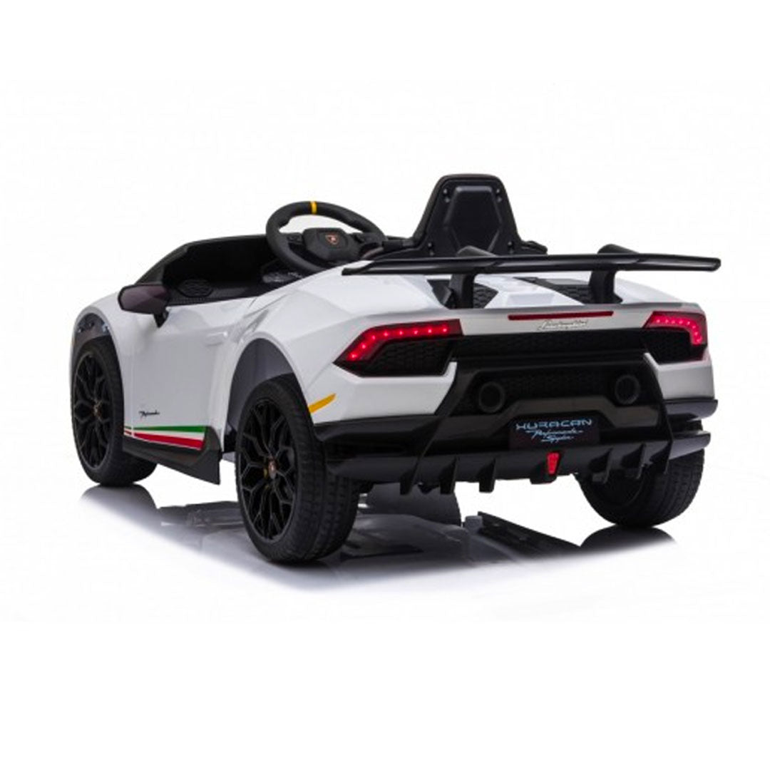 Lamborghini Huracan Macchina Elettrica per Bambini 12v FULL OPTIONAL CON RUOTE IN GOMMA 4 RUOTE MOTRICI NEW 2024