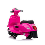 Scooter elettrico Vespa 6V rosa per bambino - Italy