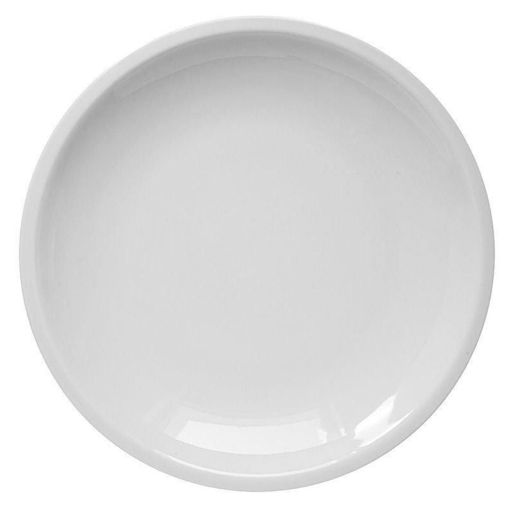 White Plate Roma Saturnia Porcelain