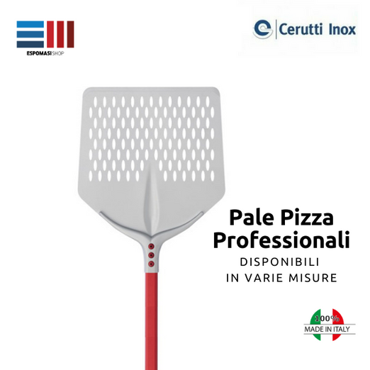 Pala Pizza Tulip Forata Quadrata Alluminio Anodizzato Professionale Ce -  Espomasishop