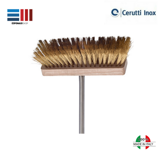 Brush Brush for wood-burning oven with 180cm rod Cerutti Made In Italy