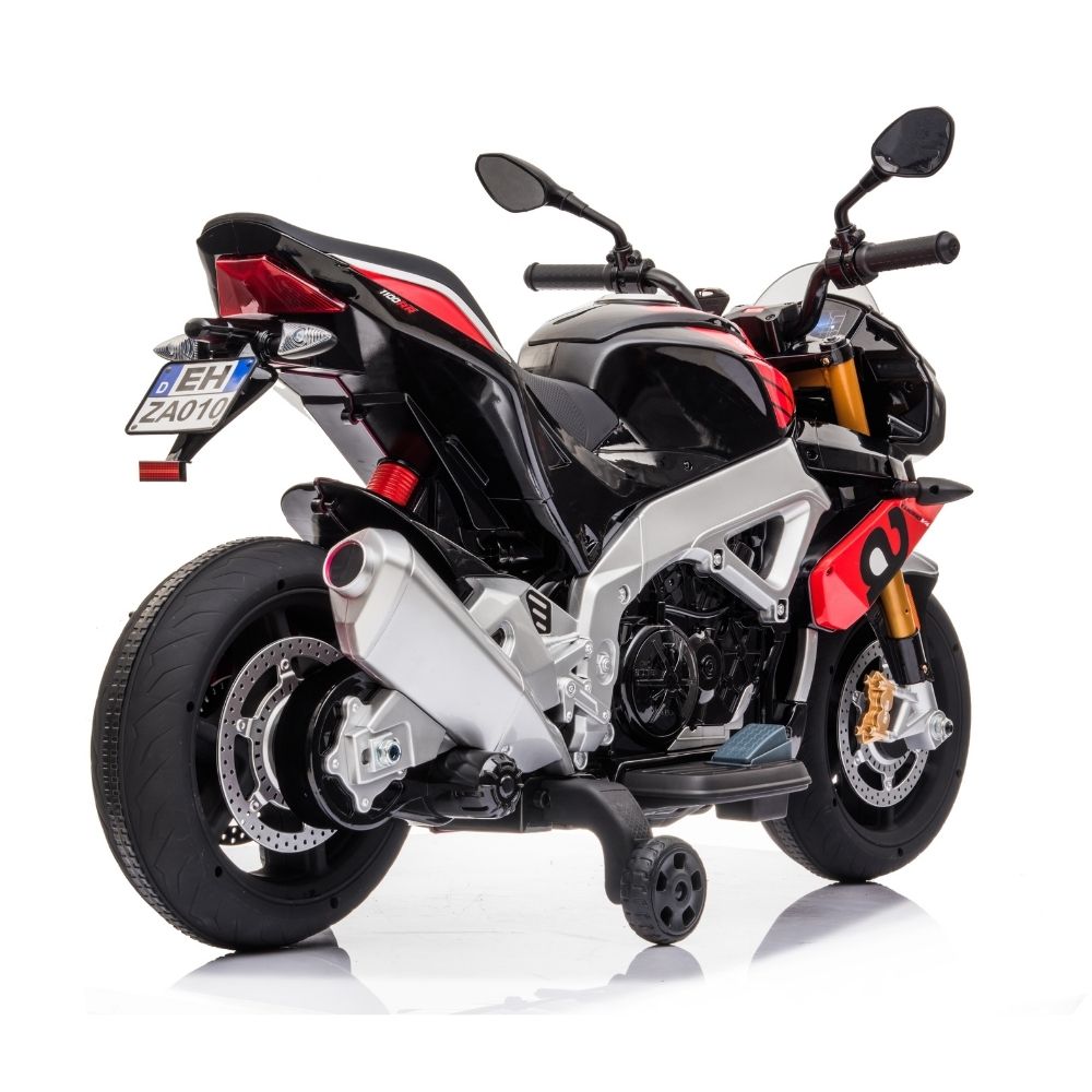 Aprilia Tuono Electric Motorcycle for Children 12v Official Product 