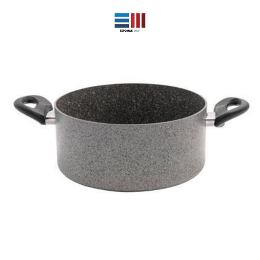Ballarini Casseruola Due Manici Antiaderente Cortina Granitium GRAN ECO 18 20 24 cm