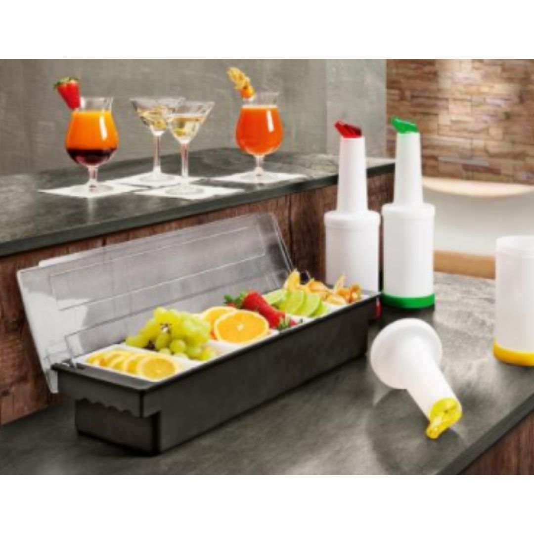 Ilsa Mixage Condiment Holder 6 Compartments with Lid