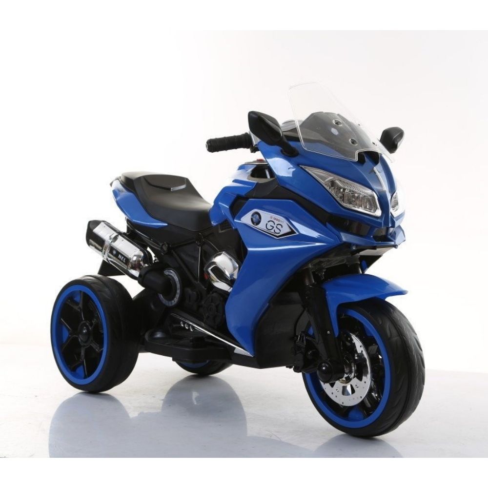 Children's electric motorcycle with light-up wheels 12v