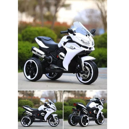 Children's electric motorcycle with light-up wheels 12v