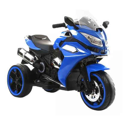 Children's electric motorcycle with light-up wheels 12v