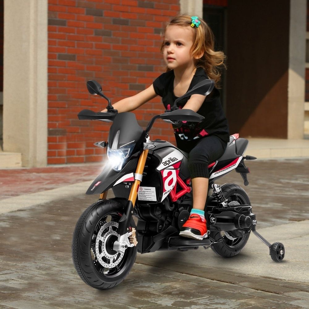 Moto Motocross Aprilia Dorsoduro Eléctrica para Niños 12v Producto Oficial EDICIÓN LIMITADA