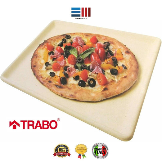 Trabo Piastra Pietra Refrattaria Pizza Cottura Forno 35x34 - Espomasishop