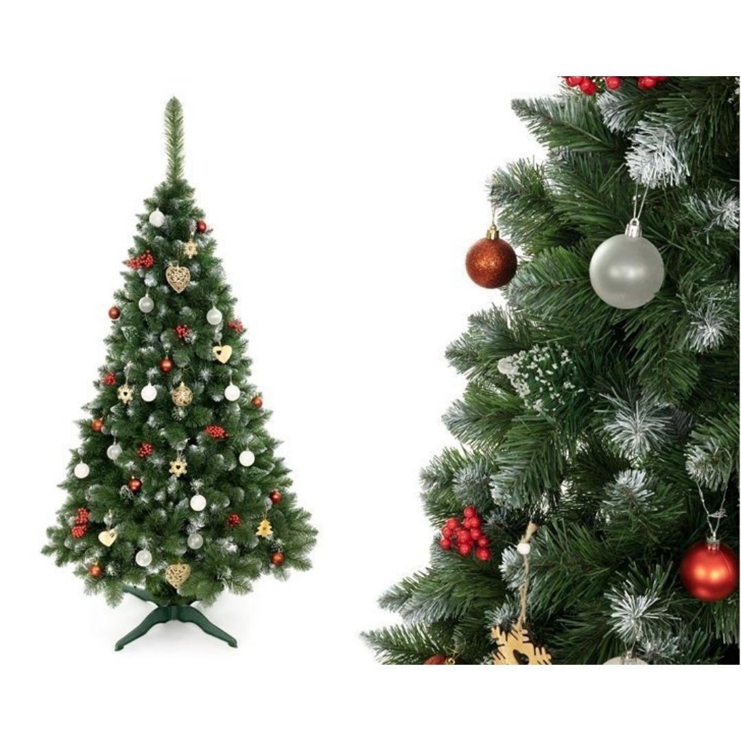 Artificial Christmas Tree with Snow - 180 cm