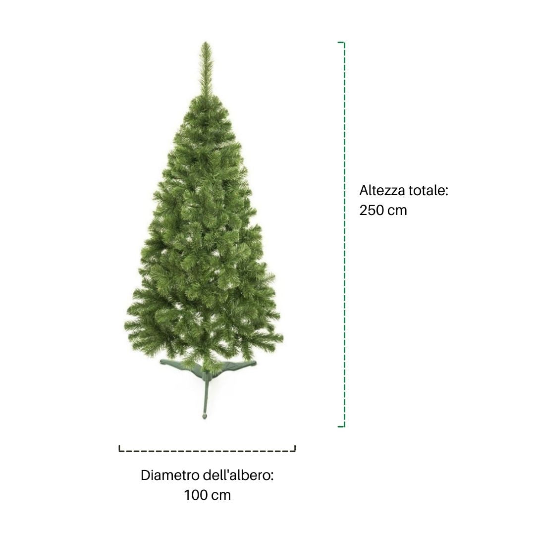 Árbol de Navidad Artificial de Pino - 250 cm