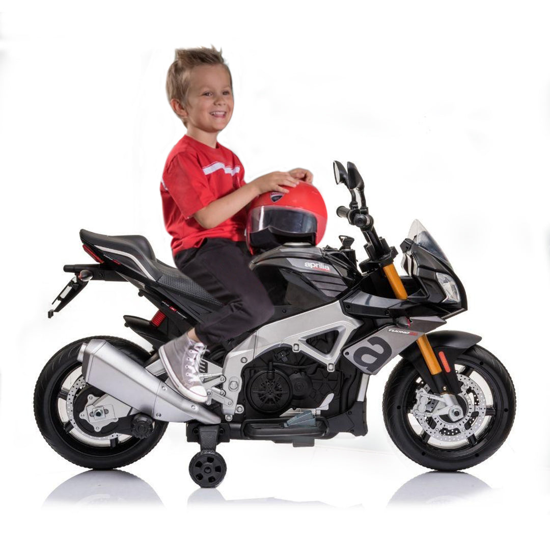 Aprilia Tuono Electric Motorcycle for Children 12v Official Product 