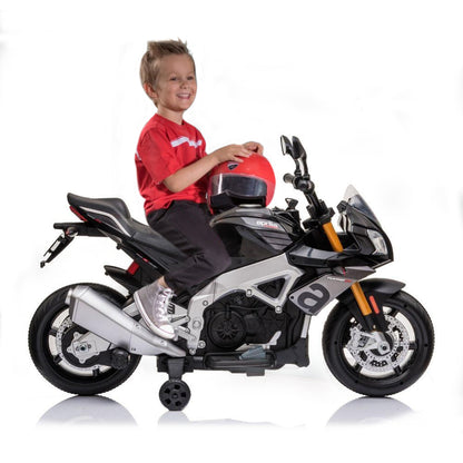 Aprilia Tuono Electric Motorcycle for Children 12v Official Product 