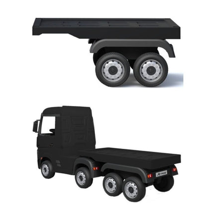 Rimorchio Camion Elettrico Mercedes Actros per Bambini