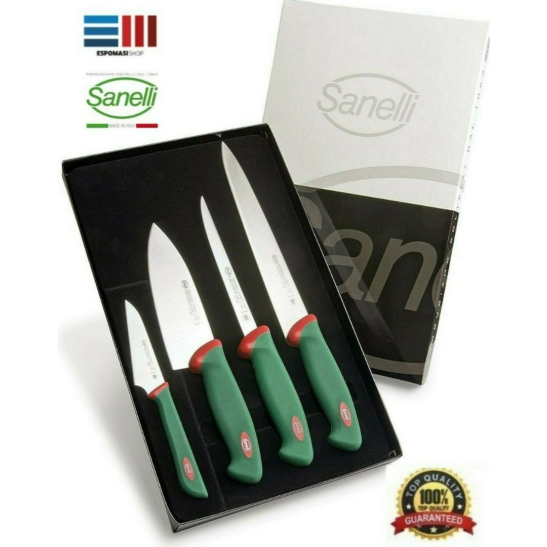 Sanelli Premana Professional Conf 4 Pieces Sushi and Sashimi Knives Made in Italy