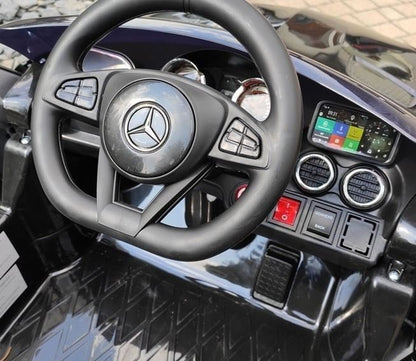 GTR MAXI Mercedes-Benz Macchina Elettrica per Bambini 12v New 2024 Full Optional RUOTE IN GOMMA