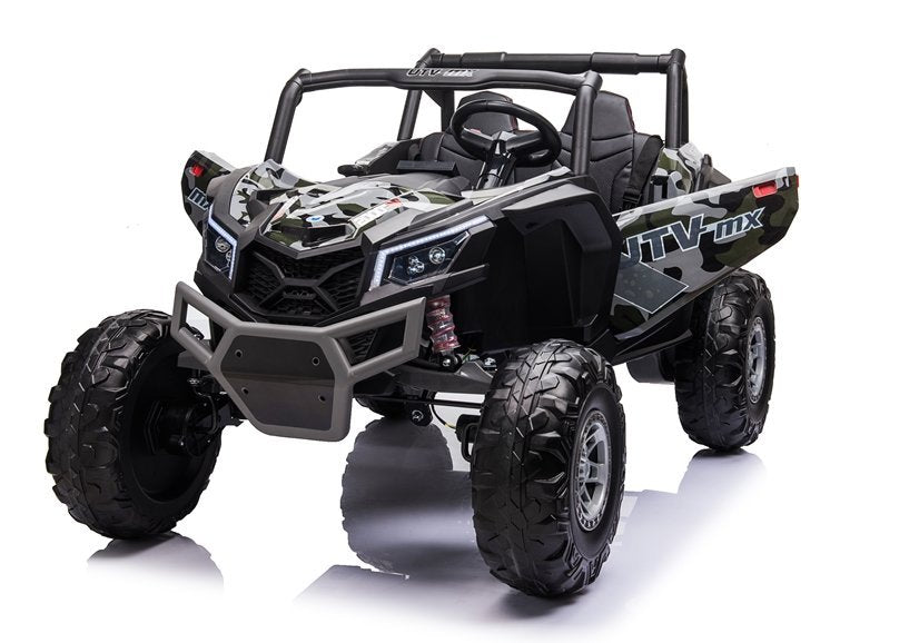 Coche eléctrico Thunder UTV para niños 24v 4x4 Motores potentes opcionales completos de 60W