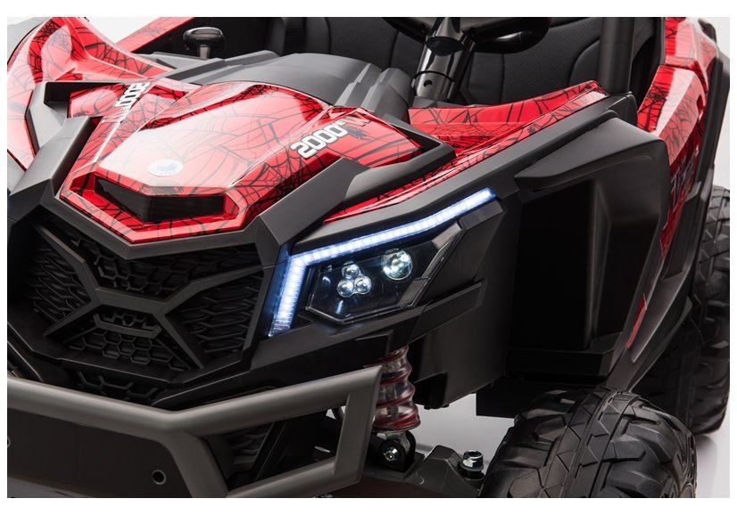 Coche eléctrico Thunder UTV para niños 24v 4x4 Motores potentes opcionales completos de 60W