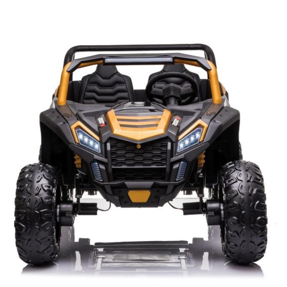 Fuoristrada Predator Macchina Elettrica per Bambini 24v (2 Motori 200W, Ruote Antiscivolo e Sedili in Pelle) Extralarge