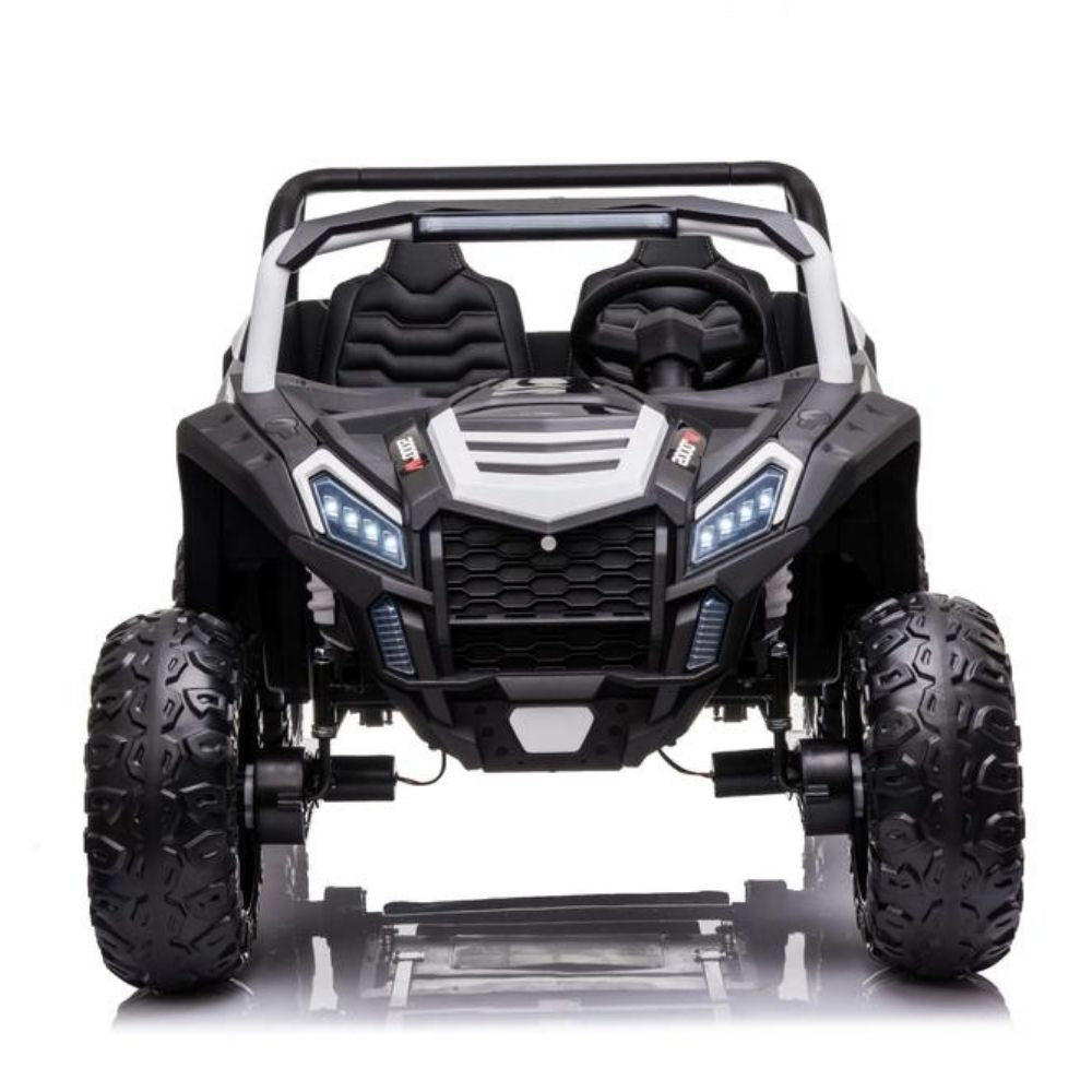 Fuoristrada Predator Macchina Elettrica per Bambini 24v (2 Motori 200W, Ruote Antiscivolo e Sedili in Pelle) Extralarge