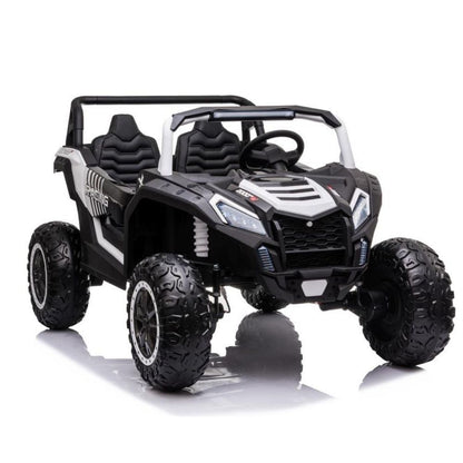 Fuoristrada Predator Macchina Elettrica per Bambini 24v (2 Motori 200W, Ruote Antiscivolo e Sedili in Pelle) Extralarge