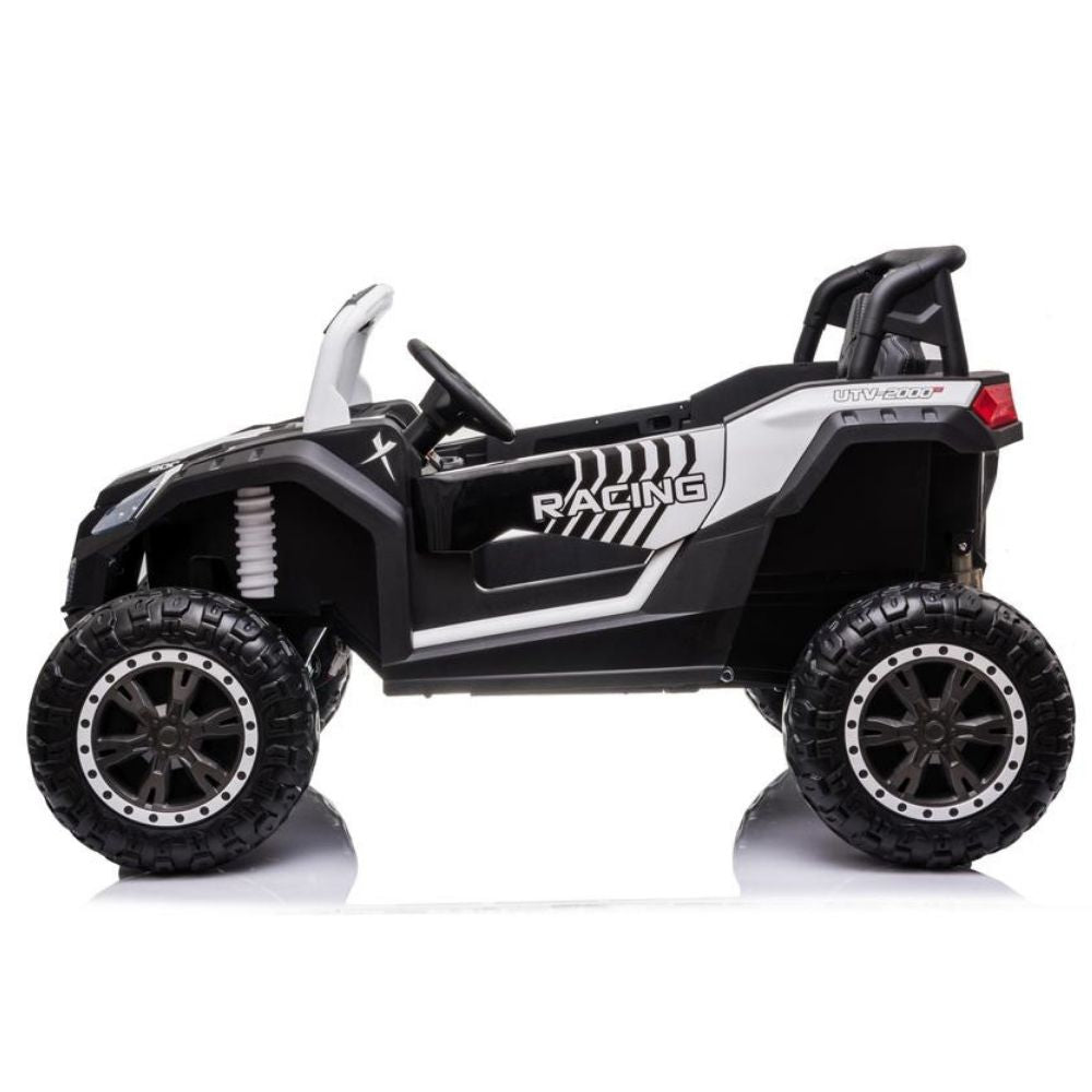 Fuoristrada Predator Macchina Elettrica per Bambini 24v (2 Motori 200W, Ruote Antiscivolo e Sedili in Pelle) Extralarge