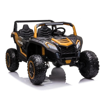 Fuoristrada Predator Macchina Elettrica per Bambini 24v (2 Motori 200W, Ruote Antiscivolo e Sedili in Pelle) Extralarge