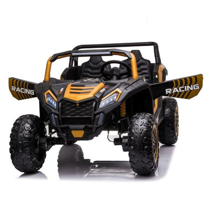 Fuoristrada Predator Macchina Elettrica per Bambini 24v (2 Motori 200W, Ruote Antiscivolo e Sedili in Pelle) Extralarge