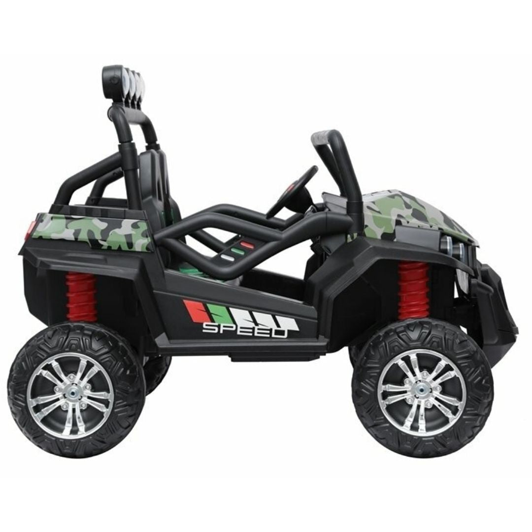 Jeep Super Speed Macchina Elettrica per Bambini 24v 4x4 Edizione Limitata Full Optional Extralarge