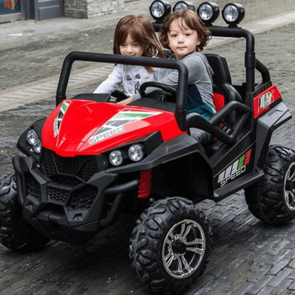 Jeep Super Speed Macchina Elettrica per Bambini 24v 4x4 Edizione Limitata Full Optional Extralarge