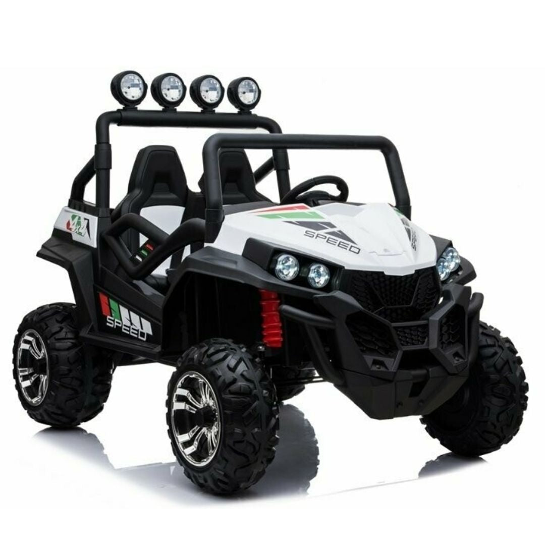 Jeep Super Speed Macchina Elettrica per Bambini 24v 4x4 Edizione Limitata Full Optional Extralarge