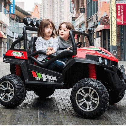 Jeep Super Speed Macchina Elettrica per Bambini 24v 4x4 Edizione Limitata Full Optional Extralarge