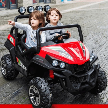 Jeep Super Speed Macchina Elettrica per Bambini 24v 4x4 Edizione Limitata Full Optional Extralarge