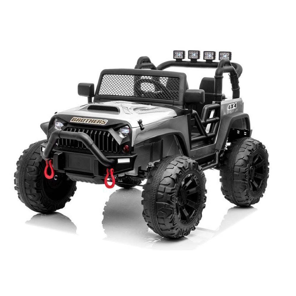 Jeep Unika Macchina Elettrica per Bambini 24v Full Optional Motori 200W Ruote in Gomma