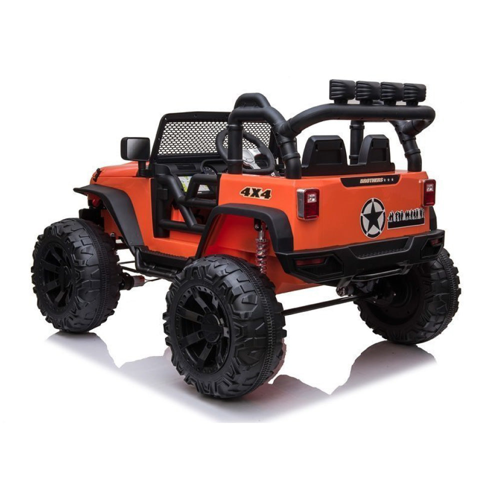 Jeep Unika Macchina Elettrica per Bambini 24v Full Optional Motori 200W Ruote in Gomma