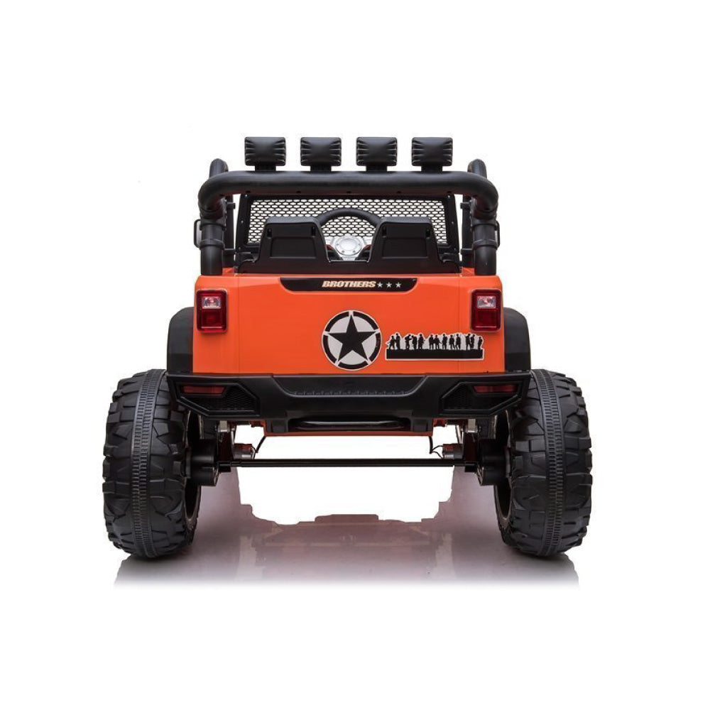 Jeep Unika Macchina Elettrica per Bambini 24v Full Optional Motori 200W Ruote in Gomma