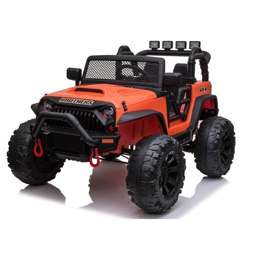 Jeep Unika Macchina Elettrica per Bambini 24v Full Optional Motori 200W Ruote in Gomma