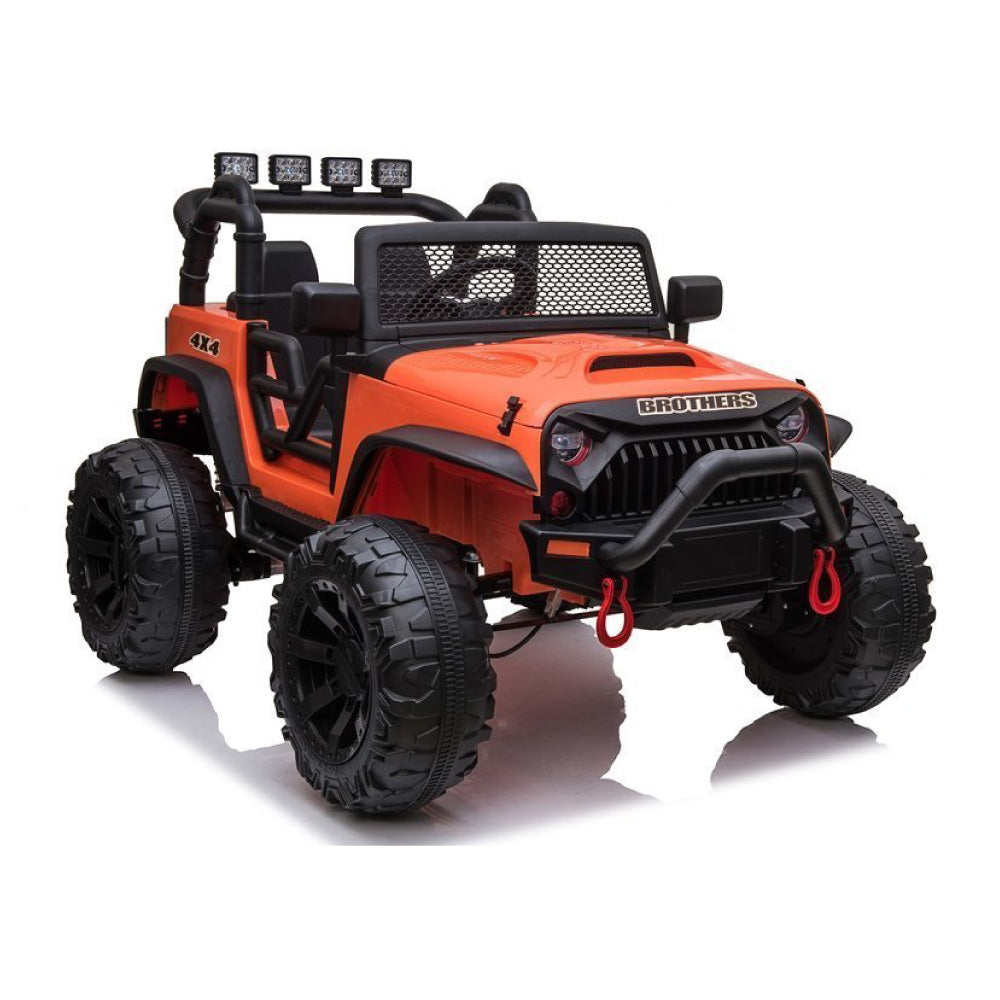 Jeep Unika Macchina Elettrica per Bambini 24v Full Optional Motori 200W Ruote in Gomma